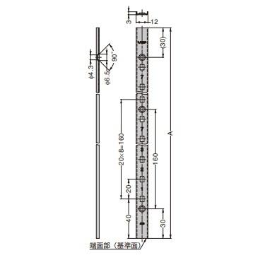 SPE-1820 LAMP 100本　スガツネ工業　棚柱｜kawachiyachobey｜02