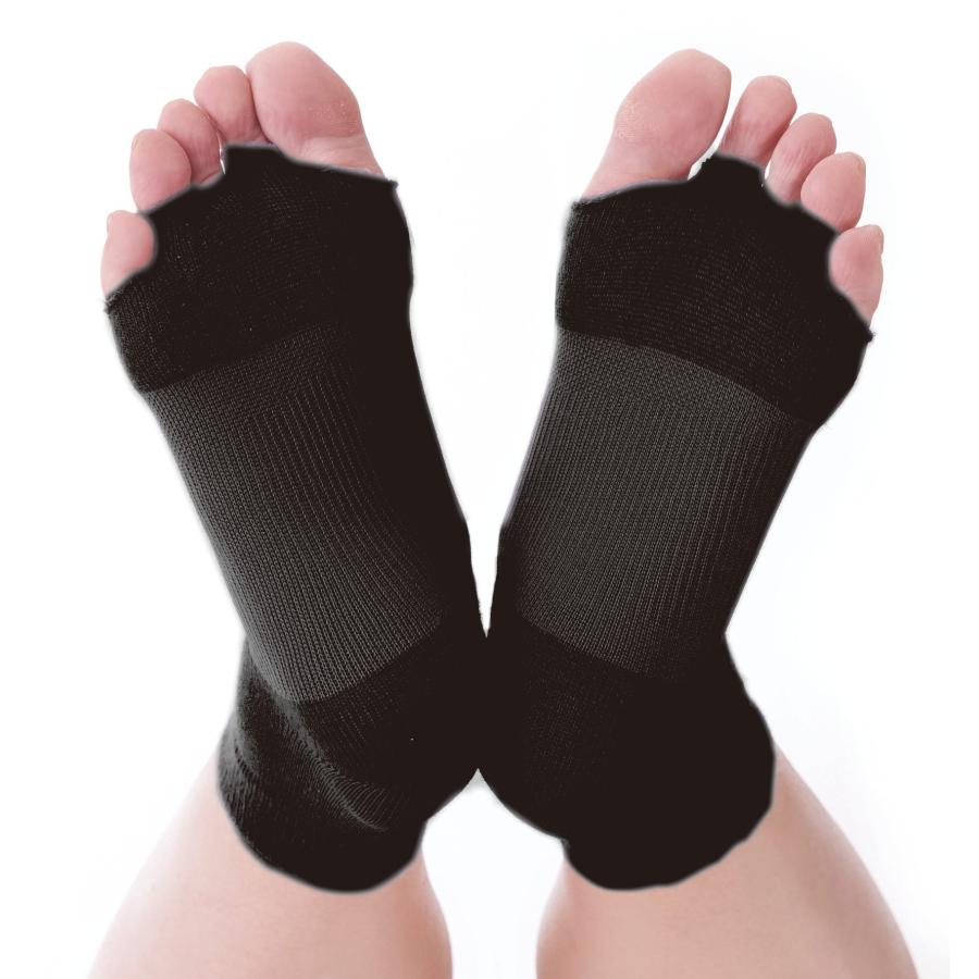 新宿屋　SINJUKUYA HANDMADE ブラック　オーストリッチ　外反母趾 距骨＆外反母趾調整ソックス＜ブラック＞ : 河出オンライン