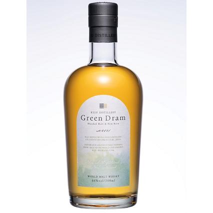 ⚜️未開封⚜️希少洋酒⚜️ウイスキー⚜️久住蒸溜所⚜️グリーンドラム⚜️700ml⚜️モルト⚜️ 久住蒸溜所 Green Dram blended malt 700ml 46°箱入り : 川出酒店