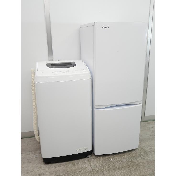 配送無料 東芝21年 冷蔵庫洗濯機セット 153L/5kg 一人暮らし向け