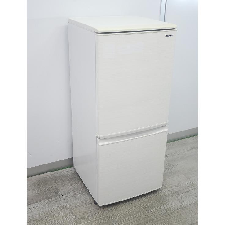 シャープ製/2019年式/137L/冷蔵冷凍庫/SJ-D14E-WSHARP 冷蔵庫 SJ-D14E