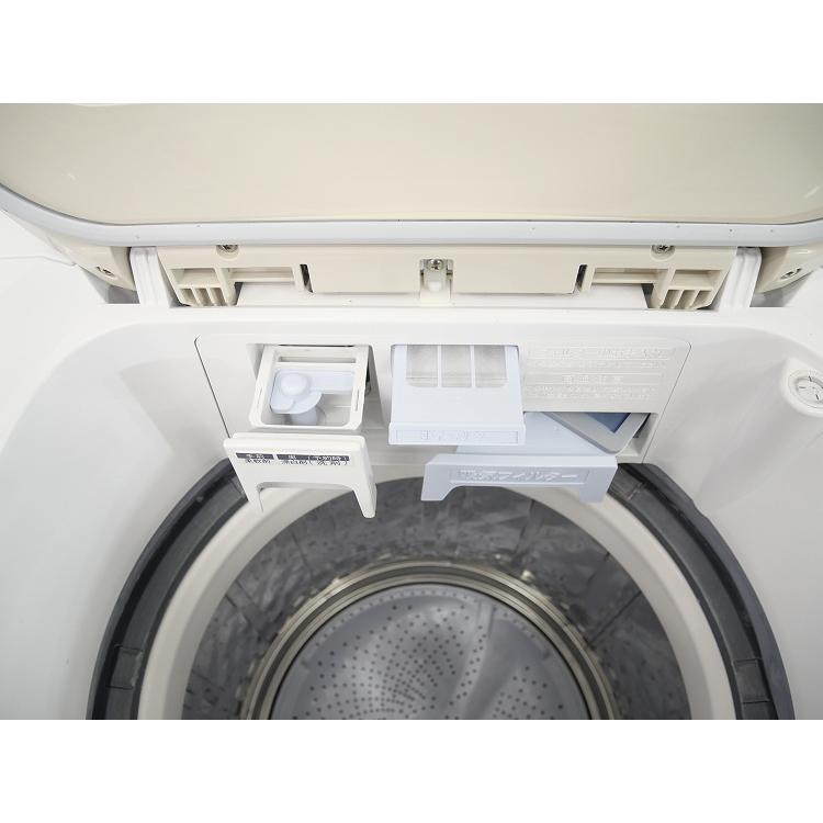 【中古】SHARP ES-TX8B-N シャープ 8.0kg 洗濯機 2017年製 ES-TX8B-N 中古品