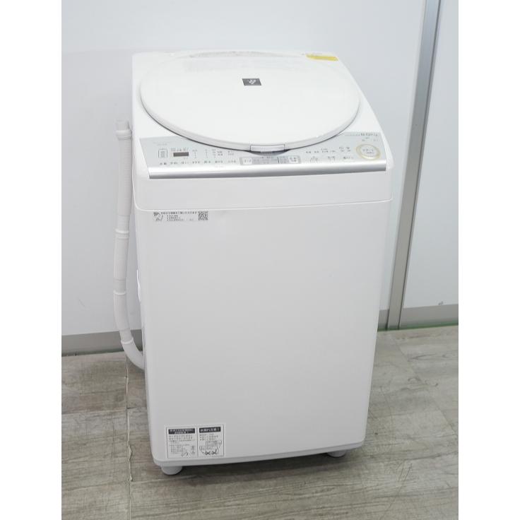 シャープ製/2019年式/8kg/洗濯乾燥機/ES-TX8C-W : 学生リサイクル