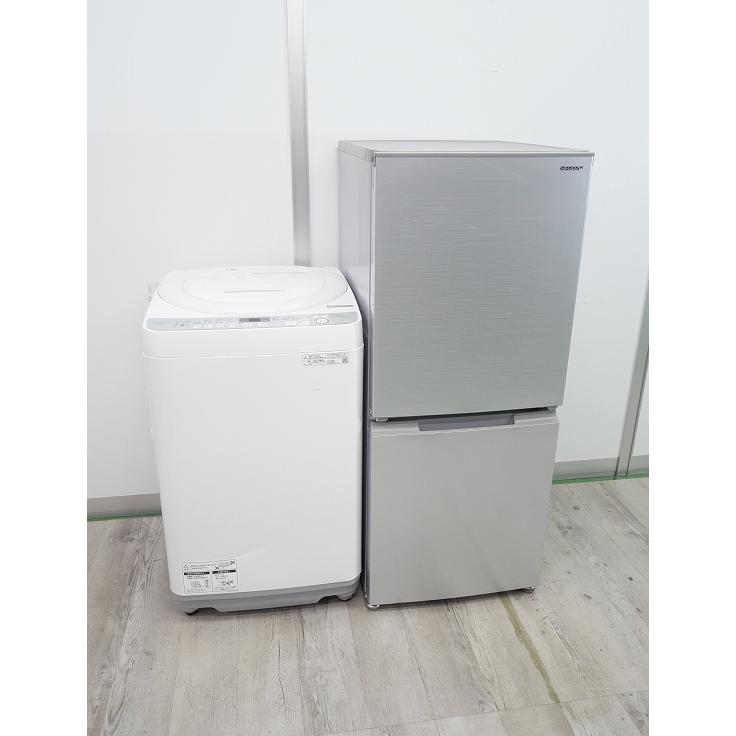 シャープ製/21年式,20年式/152L,7.0kg/中古家電2点セット シャープ製/21年式,20年式/152L,7.0kg/中古家電2点セット : 学生