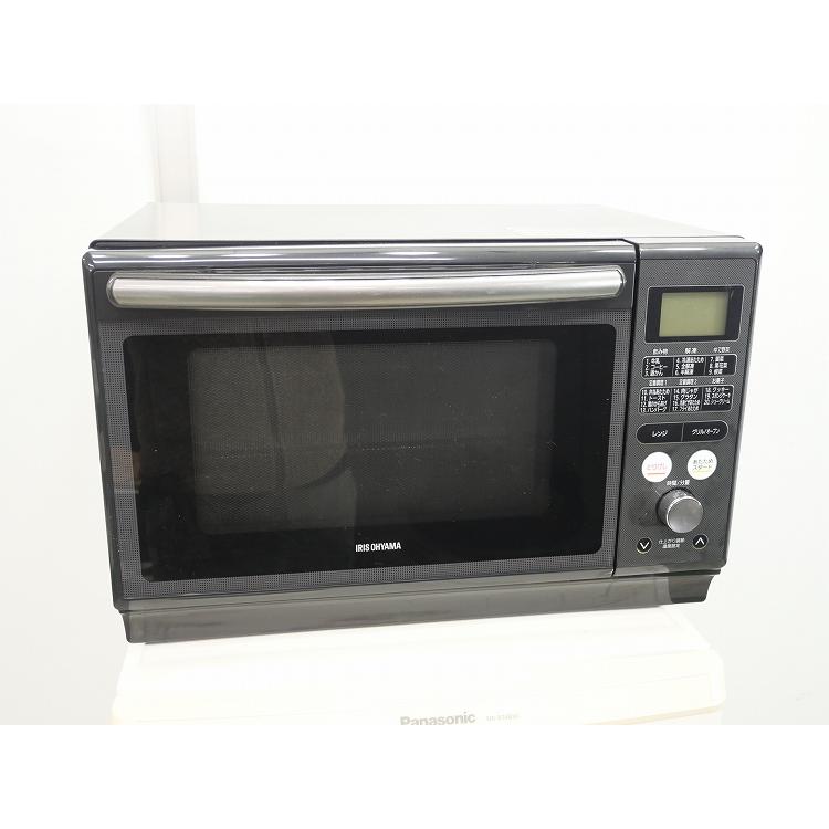 アイリスオーヤマ スチームオーブンレンジ MO-FS2403-B 21年製★ わけあり】アイリスオーヤマ製/2021年式/出力1000W/スチームオーブン