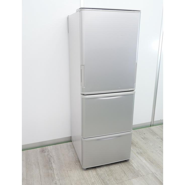 美品】SHARP 3ドア 冷蔵庫 SJ-W358K-S 350L 2025年製 シャープ SJ-W358K-