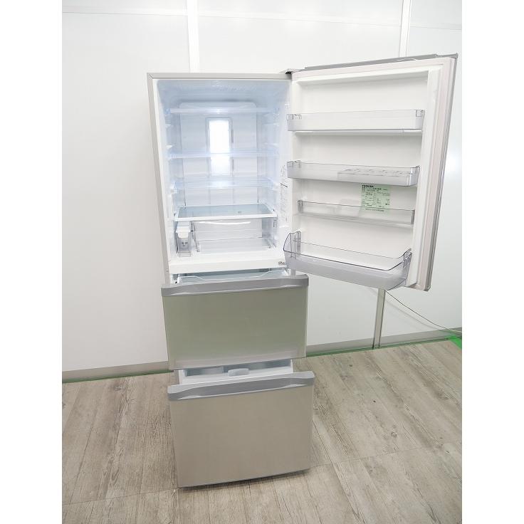東芝製3ドア/2020年式/363L/ノンフロン冷凍冷蔵庫/GR-S36S(S) : 学生