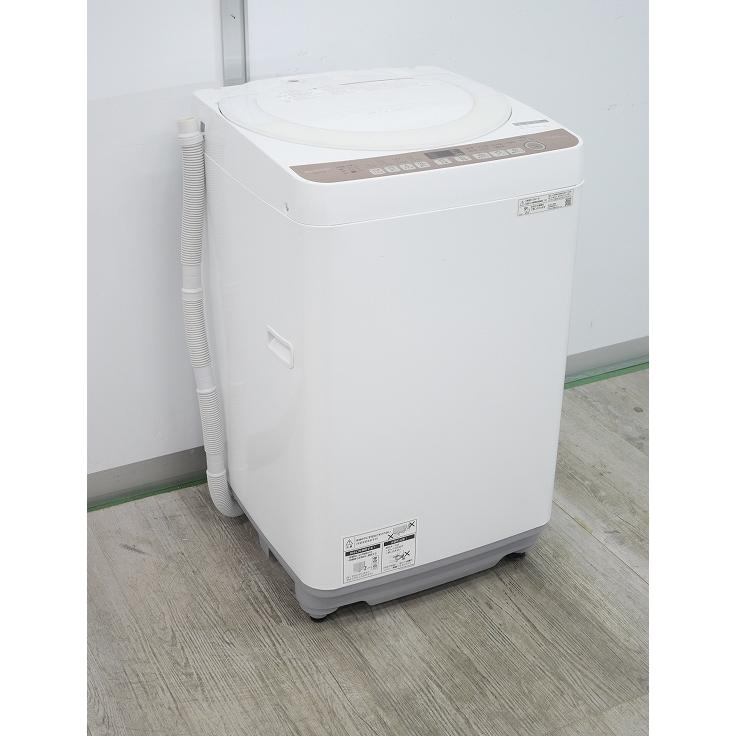 シャープ製/2021年式/7kg/全自動洗濯機/ES-T713-T : 学生リサイクル