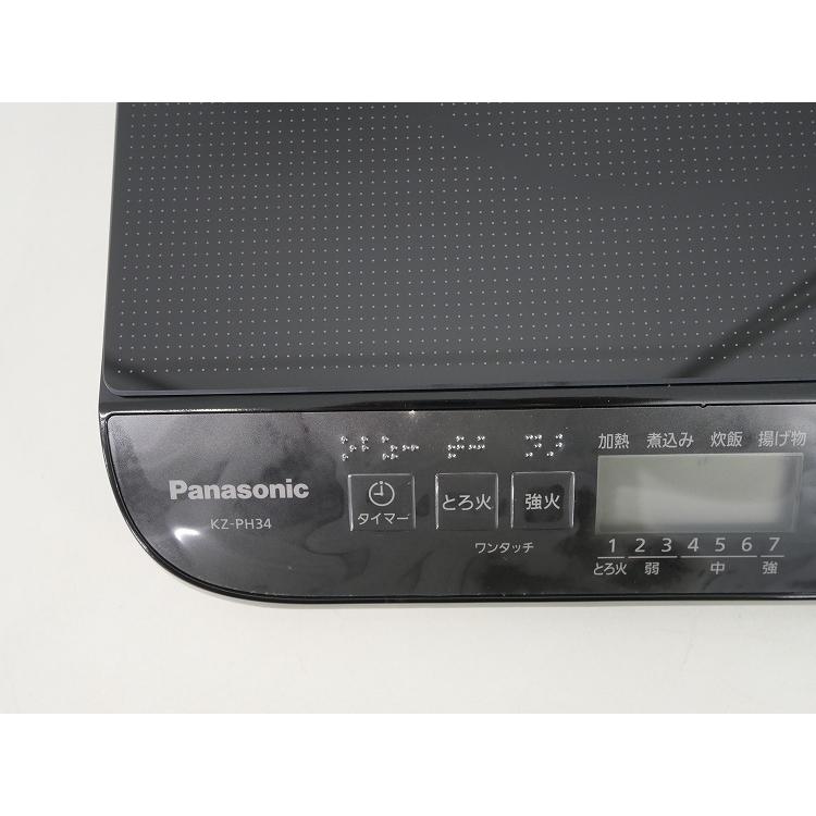 パナソニック 卓上IH調理器 KZ-PH34-K 中古 鍋付き 25年製 未使用品】Panasonic製/卓上IH調理器/KZ-PH34-K : 学生リサイクル