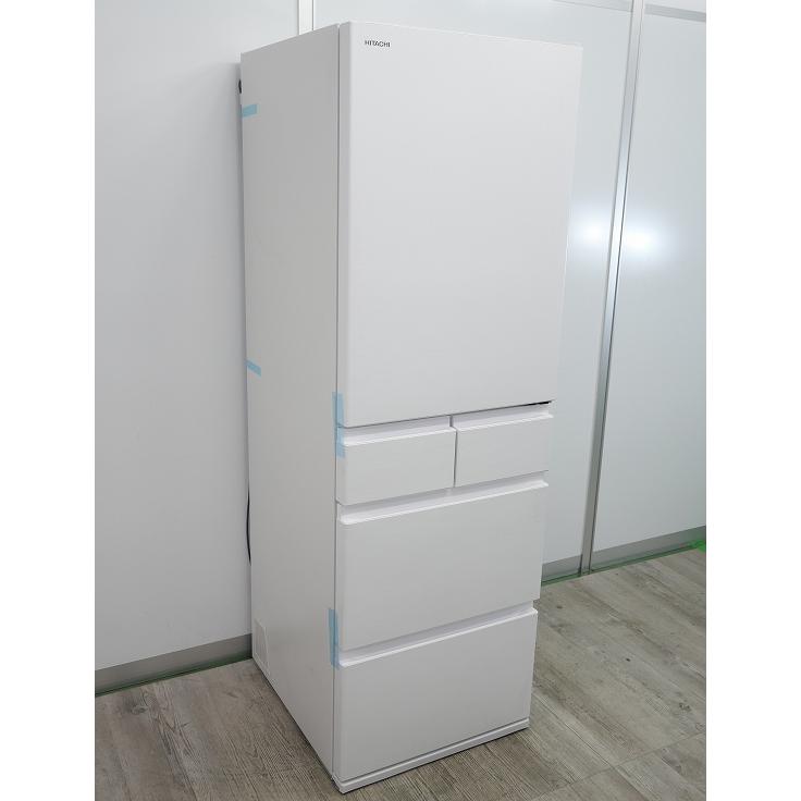 未使用 日立ノンフロン冷凍冷蔵庫 R-HWS47S 470L 23年製 右開き 未使用品】日立製5ドア/470L/ノンフロン冷蔵冷凍庫/R-HWS47S(W) : 学生