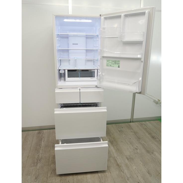未使用品】日立製5ドア/470L/ノンフロン冷蔵冷凍庫/R-HWS47S(W) : 学生