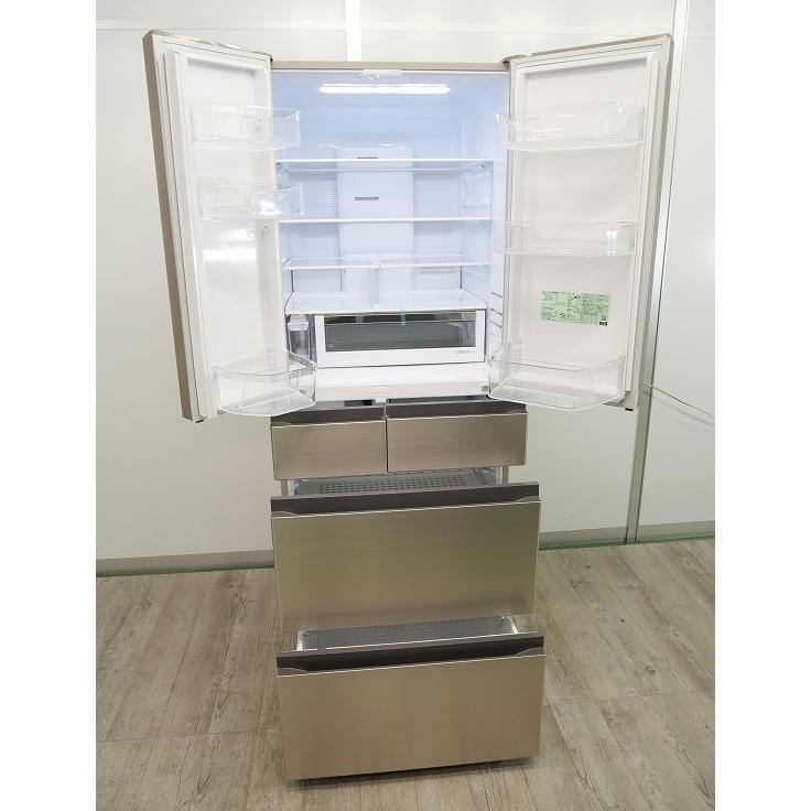 未使用品】東芝製6ドア/551L/ノンフロン冷蔵冷凍庫/GR-V550FH(EC 