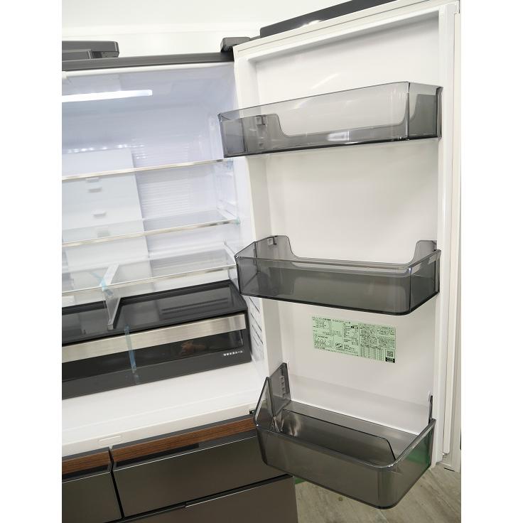 未使用品】日立製/6ドア/670L/ノンフロン冷蔵冷凍庫/R-GXCC67T (H 