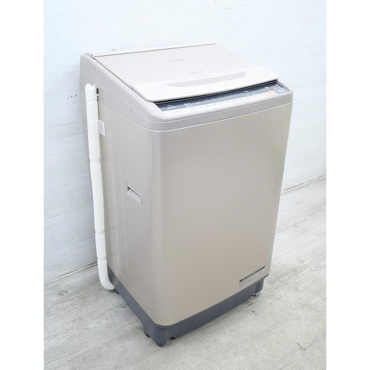 1年保証つき！HITACHI 全自動洗濯機 BW-DV100A 10kg 2017年製 乾燥5.5