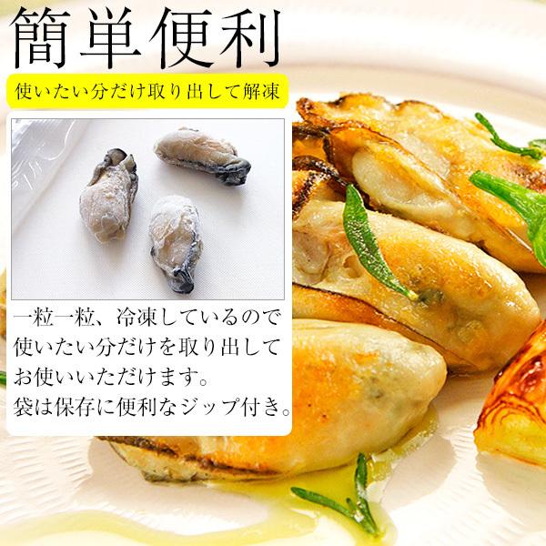 牡蠣 かき カキ 蒸し牡蠣 500g 瀬戸内産 スチーム かき カキ 冷凍｜kawaguchisuisan｜06