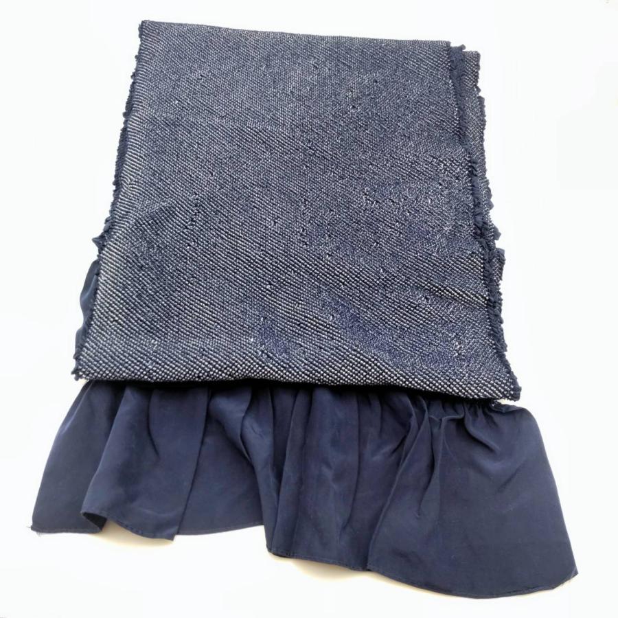 総絞り兵児帯 新品 絹100% 祭り 男性着物 帯 大島 紬 紺色 総絞り兵児帯 新品 絹100% 祭り 男性着物 帯 大島 紬 紺色