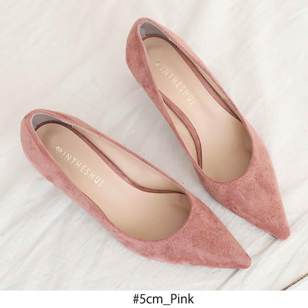 ヒール 5cm 7cm 9cm パンプス レディース シューズ 靴 ポインテッド