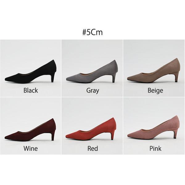 ヒール 5cm 7cm 9cm パンプス レディース シューズ 靴 ポインテッド