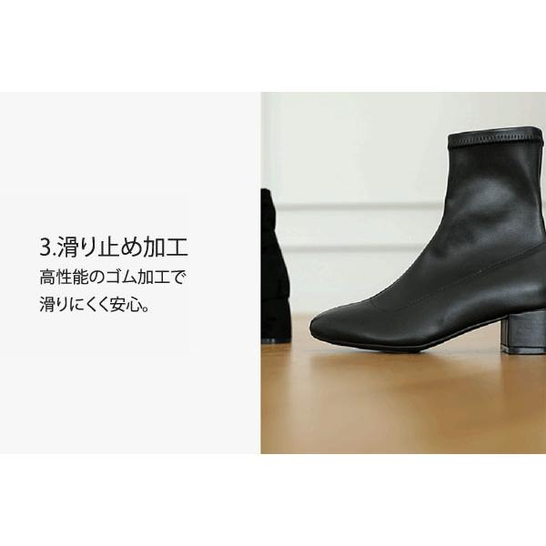 ヒール 3cm 5cm 7cm ふわふわクッション ブーツ レディース ヒール 3cm 5cm 7cm ふわふわクッション ブーツ レディース