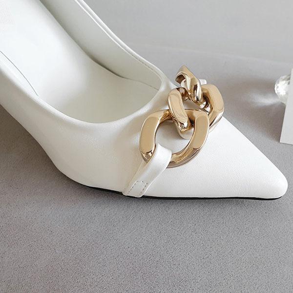 ヒール 9.5Cm パンプス レディース シューズ 靴 ポインテッドトゥ