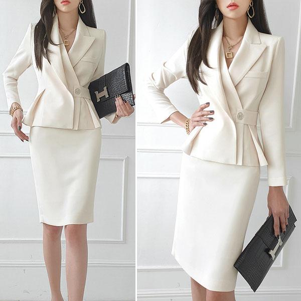 セットアップ レディース 長袖 スーツ テーラードジャケット アウター