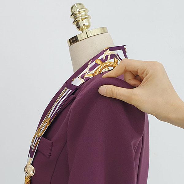 セットアップ レディース スーツ テーラードジャケット 長袖 ロング