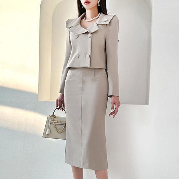 セットアップ レディース アンサンブル 上下セット 長袖 スーツ