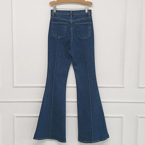 パンツ レディース ボトムス デニム ブーツカット フレア タイト 綿