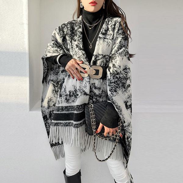 ショール ポンチョ ケープ レディース アウター トップス ニット