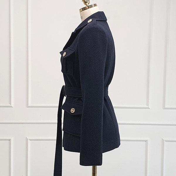 コート レディース 長袖 ジャケット アウター ミディアム タイト