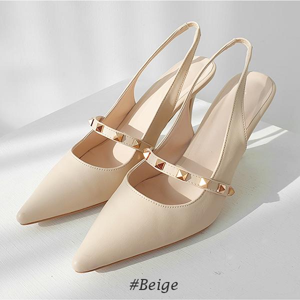 美品　ピッピシック　ミュール　ビジューサンダル　ヒールパンプス ヒール 8.5Cm ミュール レディース シューズ 靴 パンプス サンダル