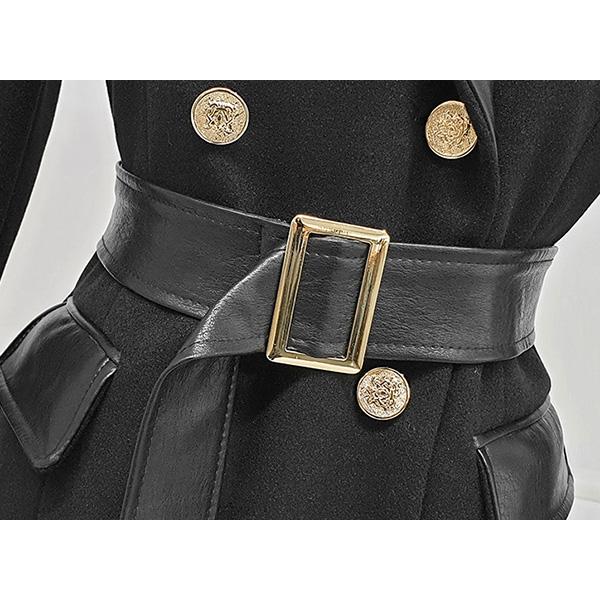 コート レディース 長袖 ジャケット アウター ミディアム タイト