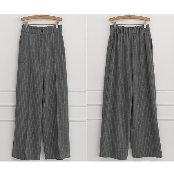 セットアップ レディース ジャケット 長袖 ストライプ スラックス