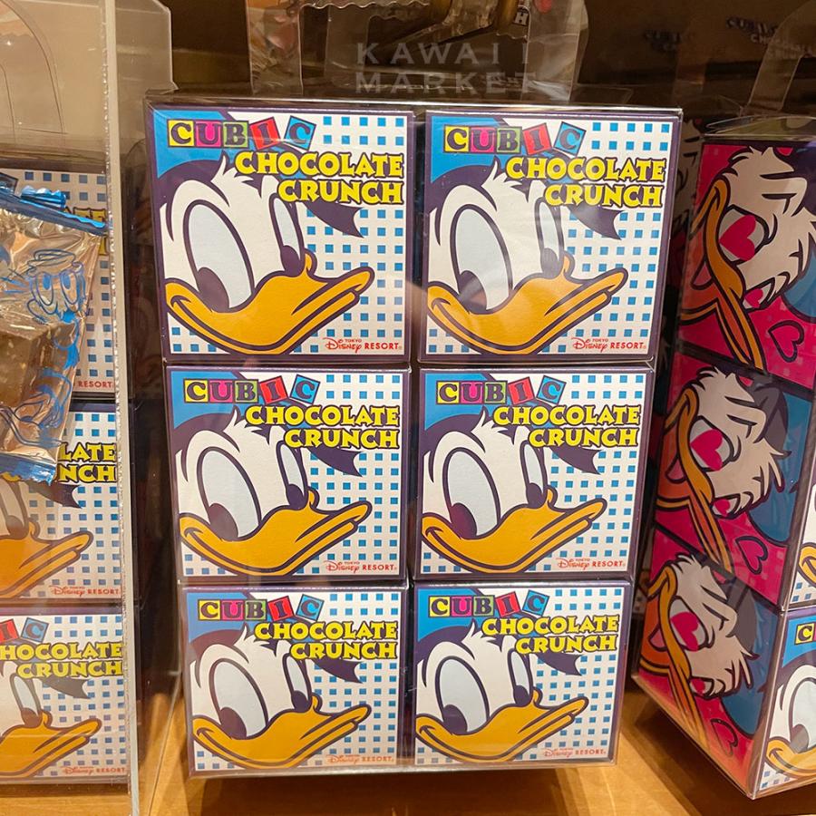 キュービックチョコレートクランチ お菓子 小物入れ お土産 茶菓子 洋菓子 焼き菓子 ドナルドダック