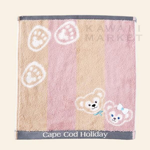 594円 お待たせ ダッフィー シェリーメイ ウォッシュタオル ケープコッドの休日 東京ディズニーリゾート35周年イベント ディズニーシー限定 Cape Cod Holiday