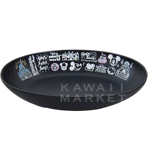 プレート 手書き風 ブラック ミッキー お部屋がまるでお気に入りのカフェ キッチン ディズニーランド 限定 お土産 プレゼント Tdl Tds 最新情報