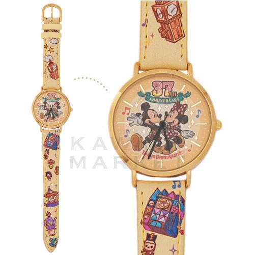 ウォッチ ディズニーランド 37周年 腕時計 アナログ お祝い ミッキー ミニー カジュアル ロゴ 東京ディズニーランド グッズ お土産 Km R6150 Kawaii Market 通販 Yahoo ショッピング