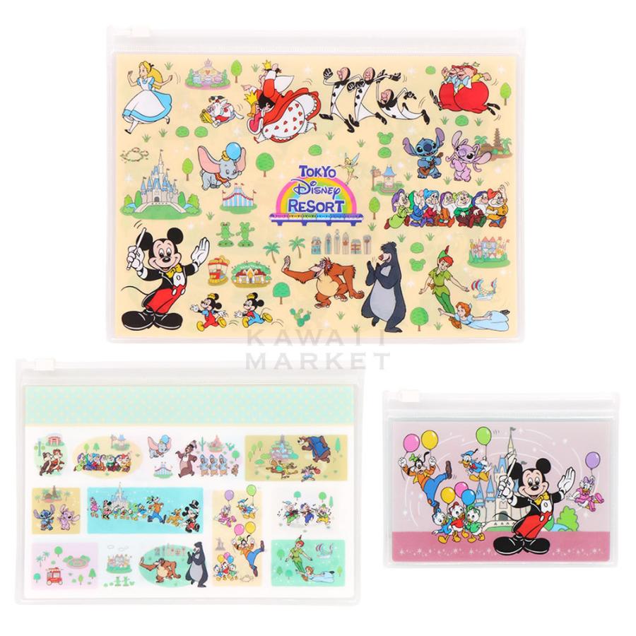 ケースセット ファスナー付き ディズニーリゾートのキャラクター勢ぞろいのグッズ ディズニーシー 限定 お土産 プレゼント Km21 R Kawaii Market 通販 Yahoo ショッピング