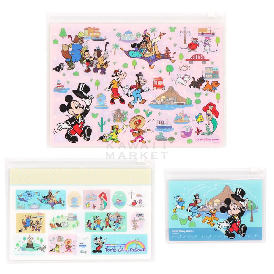 本日限定 ケースセット ファスナー付き ディズニーリゾートのキャラクター勢ぞろいのグッズ ディズニーシー 限定 お土産 プレゼント Turizmplus Az