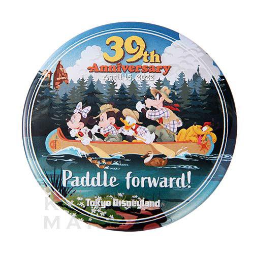 カンバッジ 東京ディズニーランド39周年記念 ミッキーマウス ファッション アクセサリー グッズ お土産 キャラクター 限定 Km22 R Kawaii Market 通販 Yahoo ショッピング