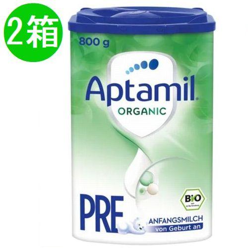 Aptamil(アプタミル) 高級 Pre プレ(0ヶ月～)800g×2缶 2個 x 800g Aptamil(アプタミル) オーガニック 粉ミルク PRE 0ヶ月