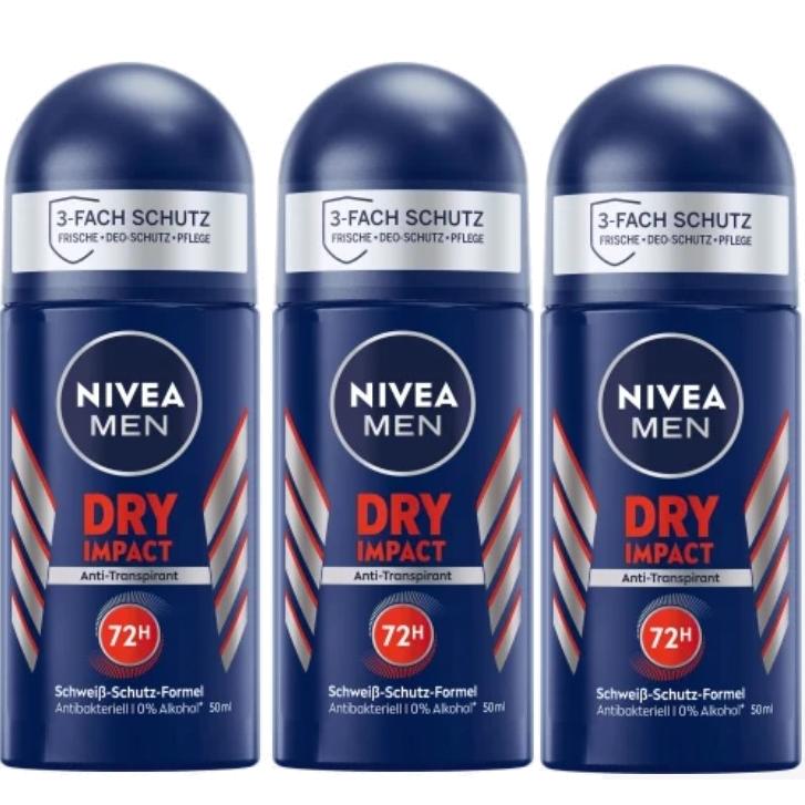 NIVEA Men ニベア メン デオ ロールオン ドライインパクト 72H 50ml x