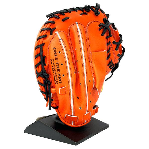 ハタケヤマ 硬式 グローブ キャッチャーミット 野球 V-M2HR 右投げ Vオレンジ｜kawaisports｜06