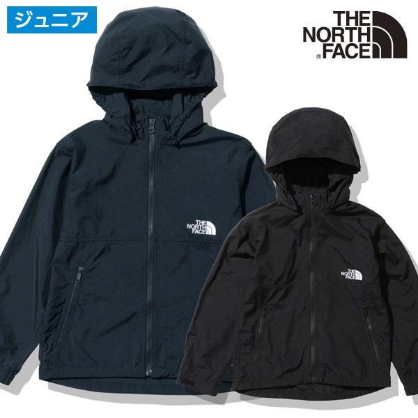 ノースフェイス アウトドア ウェア 長袖 ジュニア コンパクトジャケット NPJ22210 アーバンネイビー／ブラック