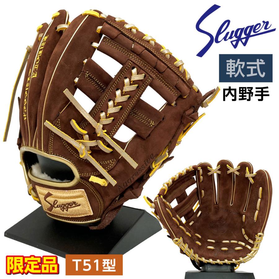 久保田スラッガー 軟式 グローブ 内野 野球 2024 限定グラブ T51 久保田スラッガー 軟式 グローブ 内野 野球 2024 限定グラブ T51