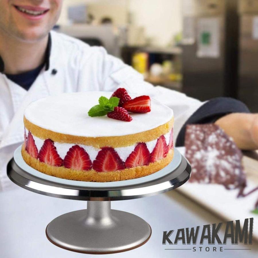 ケーキ回転台 アルミ合金 回転台 ケーキクーラー ケーキ装飾台 ケーキ回転台 アルミ合金 回転台 ケーキクーラー ケーキ装飾台