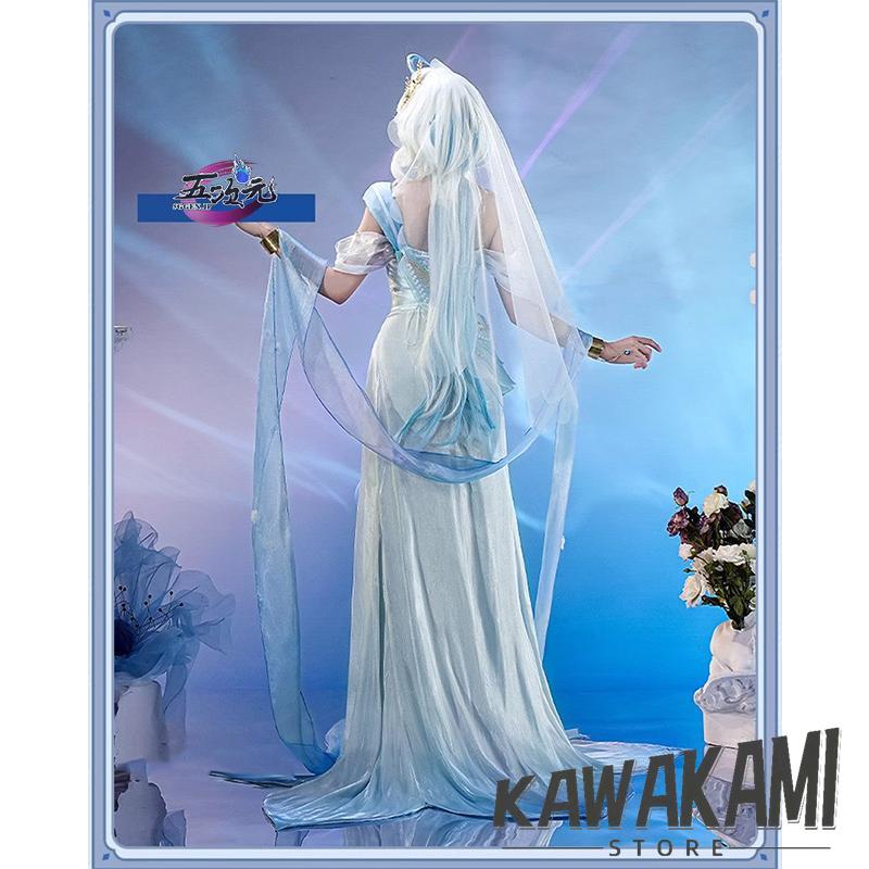 三分妄想 原神 コスプレ 水神 フォカロルス 潮汐の心 同人衣装 三分妄想 原神 コスプレ 水神 フォカロルス 潮汐の心 同人衣装