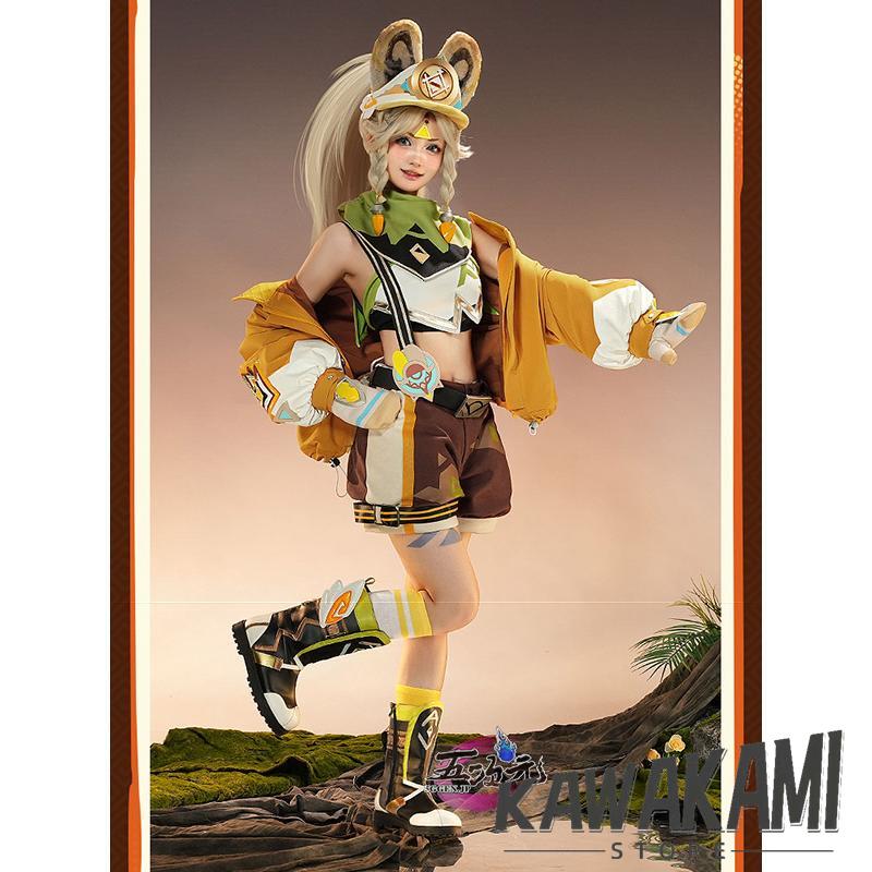 三分妄想 原神 コスプレ カチーナ 衣装 ※ウィッグ 靴 追加可 三分妄想 原神 コスプレ カチーナ 衣装 ※ウィッグ 靴 追加可