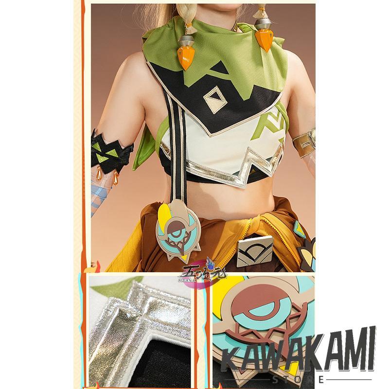 三分妄想 原神 コスプレ カチーナ 衣装 ※ウィッグ 靴 追加可 三分妄想 原神 コスプレ カチーナ 衣装 ※ウィッグ 靴 追加可