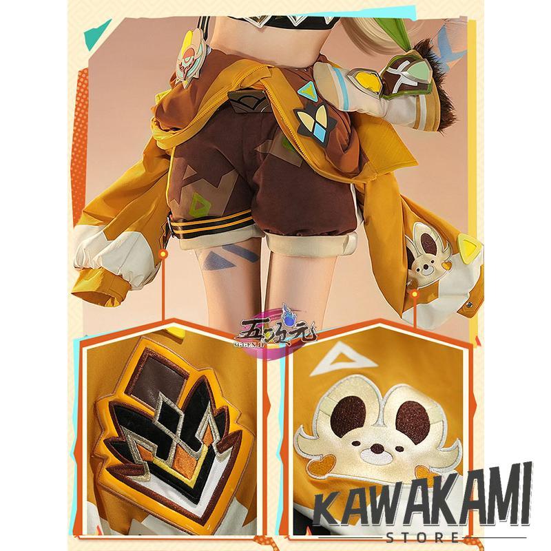 三分妄想 原神 コスプレ カチーナ 衣装 ※ウィッグ 靴 追加可 三分妄想 原神 コスプレ カチーナ 衣装 ※ウィッグ 靴 追加可